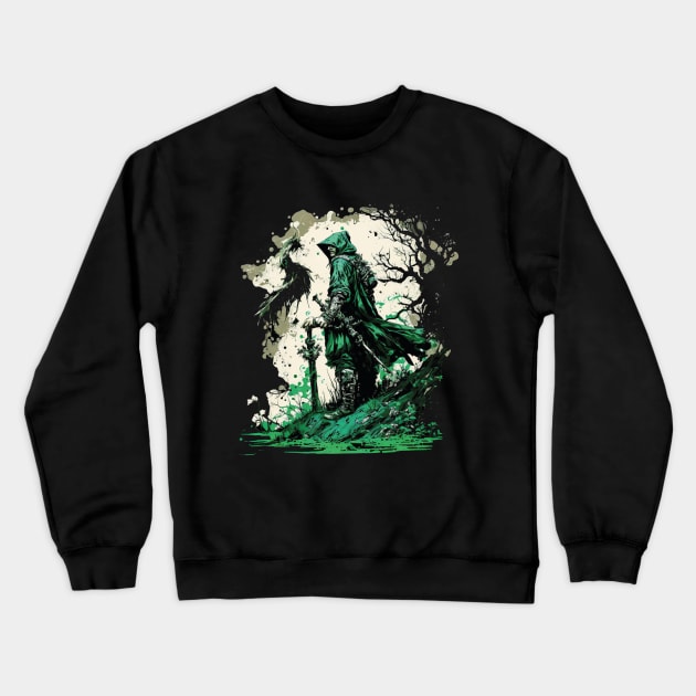 green wiz Crewneck Sweatshirt by Trontee
